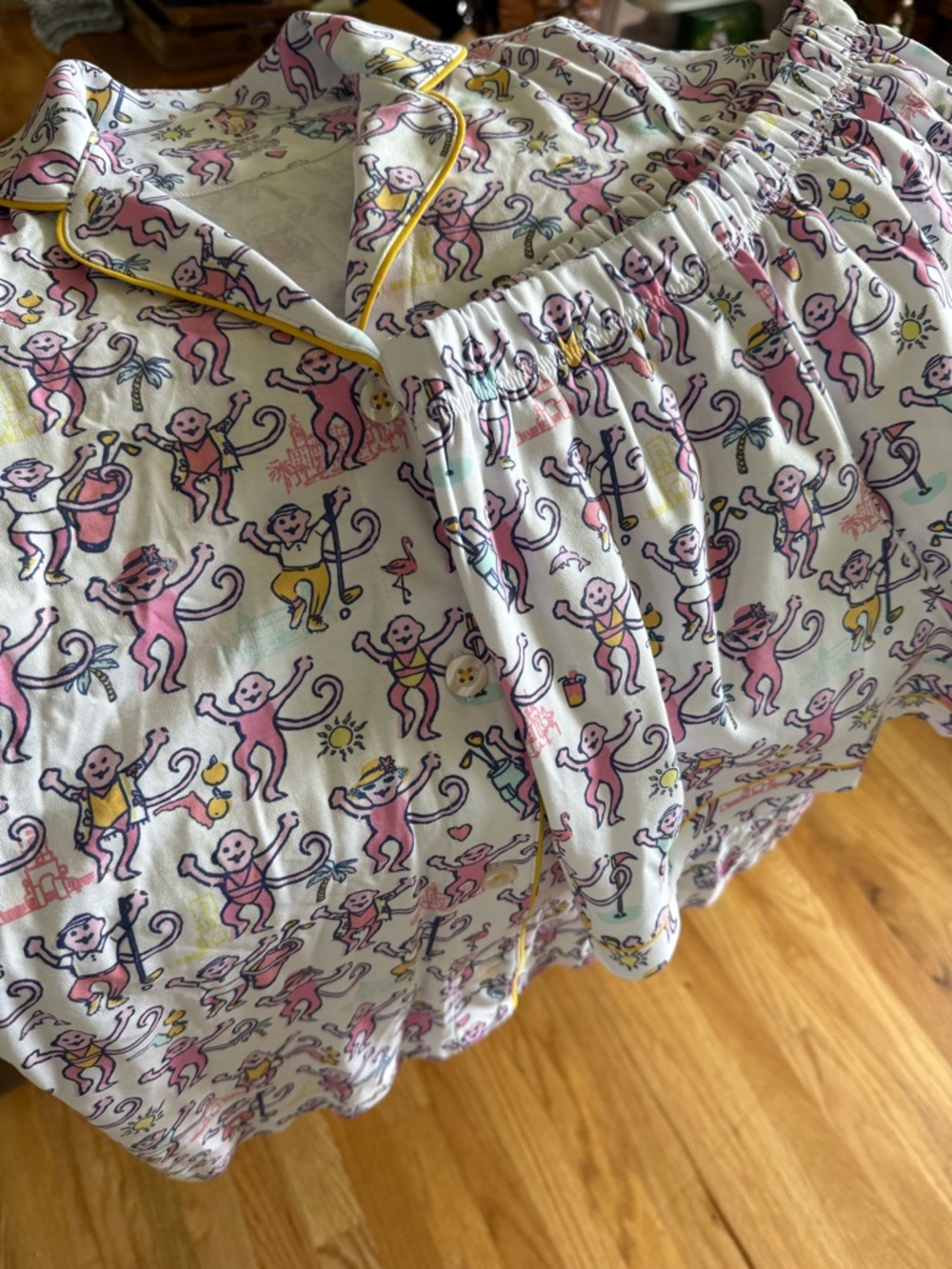 Roller Rabbit Pastel Multi Animal & Sun Print Set - Picture 2 of 2